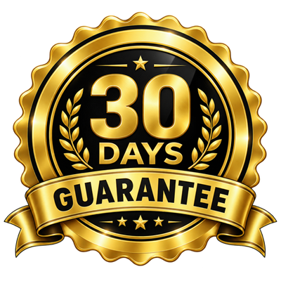 30 Days Guarantee seal