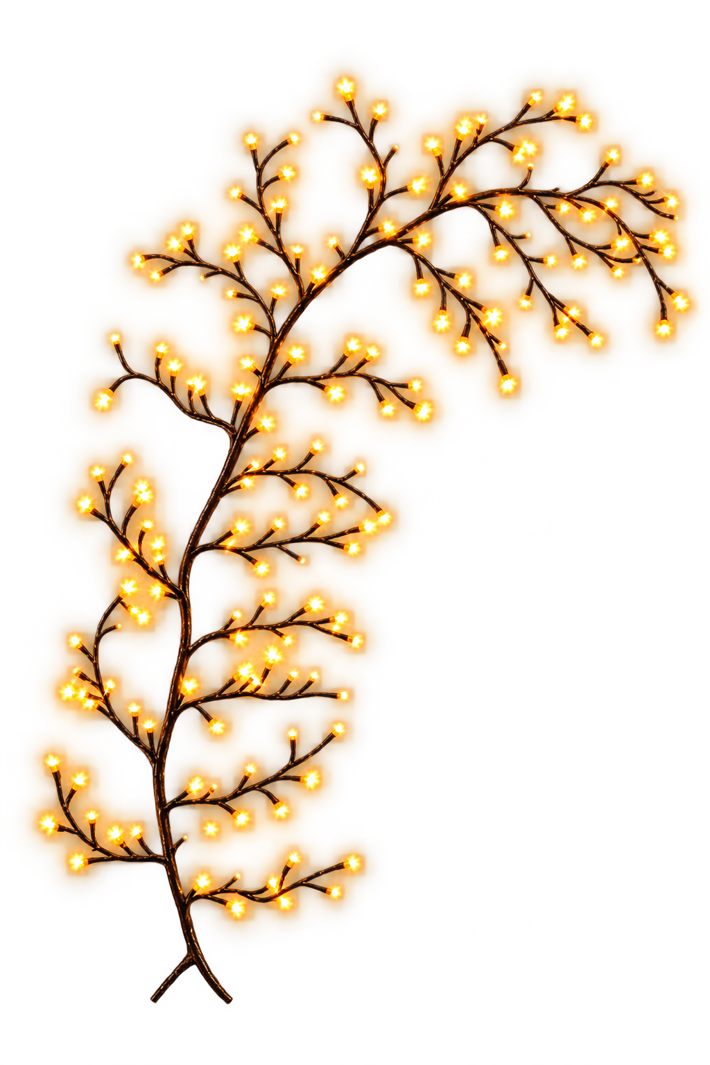 WillowGleam decorative branch light, glowing